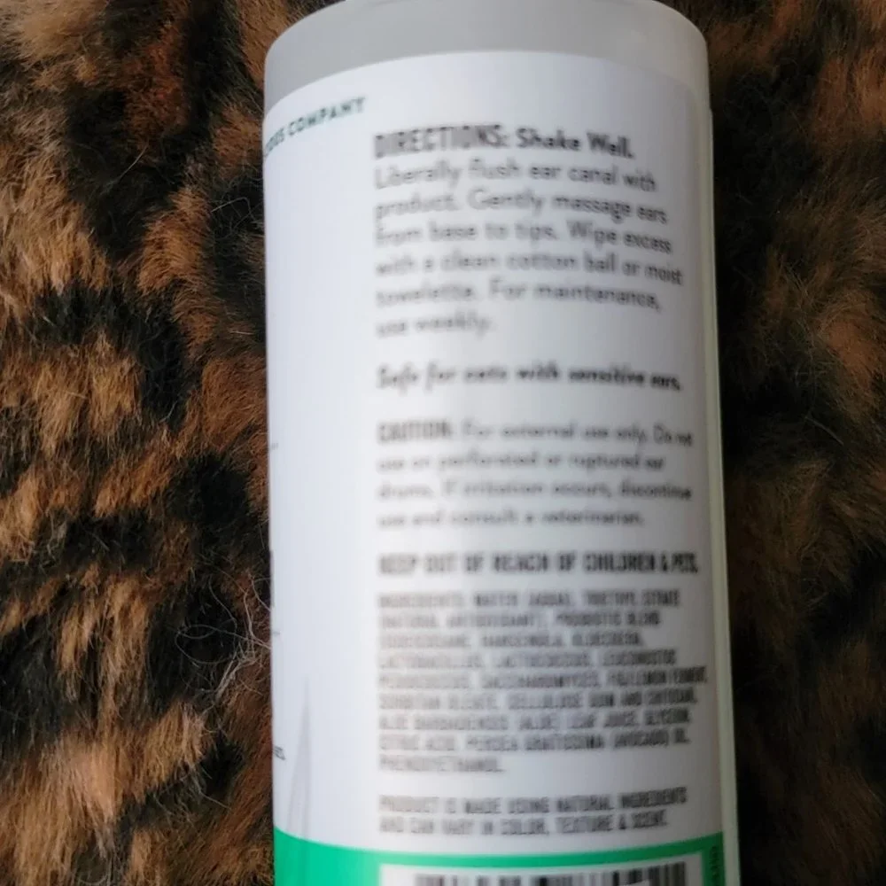 Cat Skouts Honor Probiotic Ear Cleaner 4 oz. New!